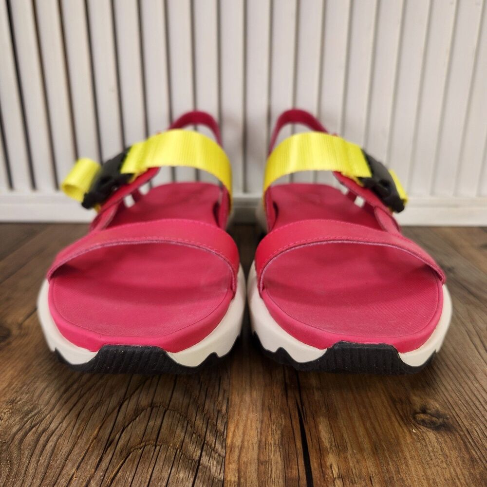 Sorel Kinetic Impact Sling Sandals Womens Sz 8.5 Cactus Pink Jet Colorful Hiking - Picture 3 of 10